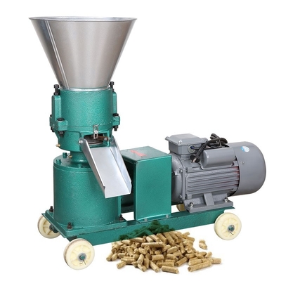 Producing Animal Feed Pellets CE Certificated Flat Die Wood Saw Dust Pellet Machine